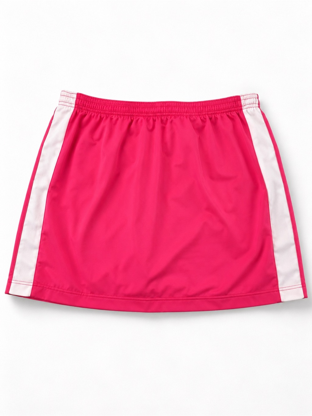 Vintage 80s Catalina Pink Neon Skirt Small Windbreaker Mini Sporty Preppy S
